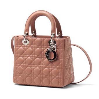 Dior クリスチャンディオール スーパーコピー ハンドバッグ(2WAY仕様) Lady Dior レディディオール シュリンプピンク cal4451 m265 レディース